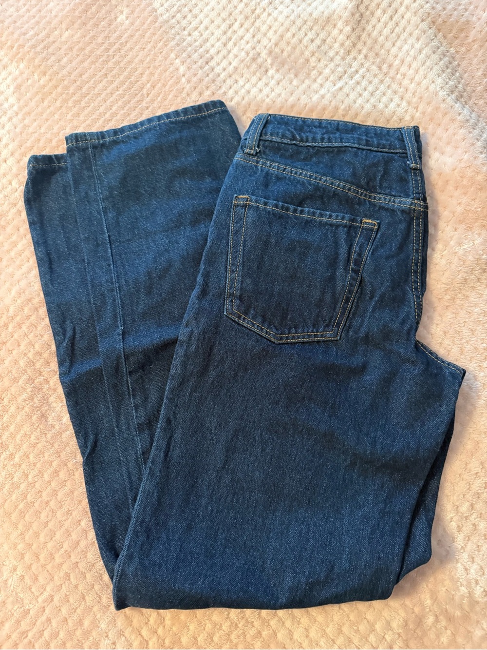 Dark Blue Denim Jeans women H&M